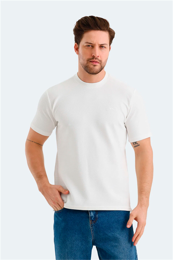 Slazenger Breeze Ekru Erkek T-Shırt