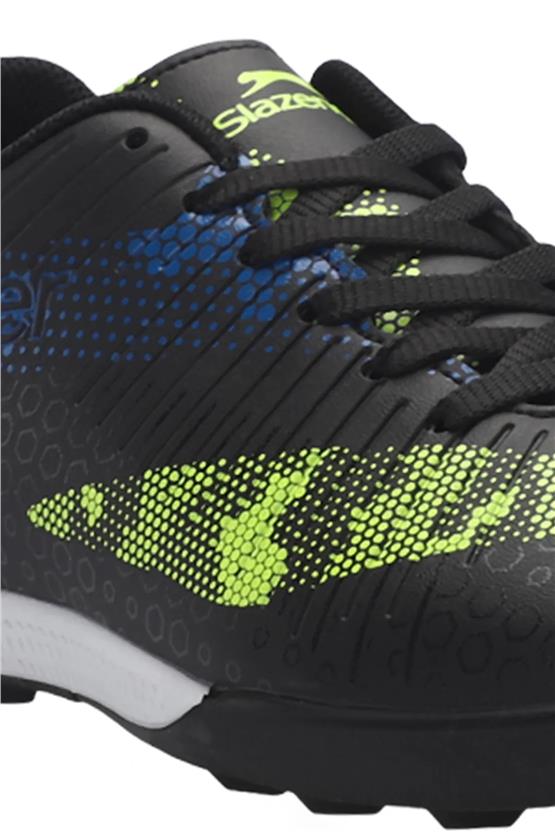 Slazenger Cyprus Hs. G Sıyah / Yesıl Garson Futbol Ayakkabısı