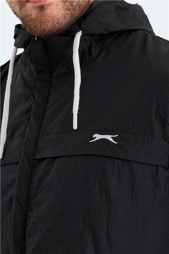 Slazenger Hanga Sıyah Erkek Yagmurluk