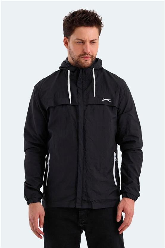 Slazenger Hanga Sıyah Erkek Yagmurluk