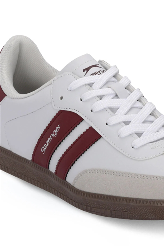 Slazenger Indıa G Beyaz / Bordo Garson Sneaker Ayakkabı
