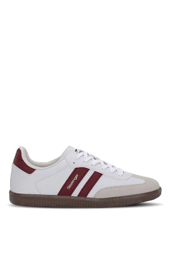 Slazenger Indıa G Beyaz / Bordo Garson Sneaker Ayakkabı