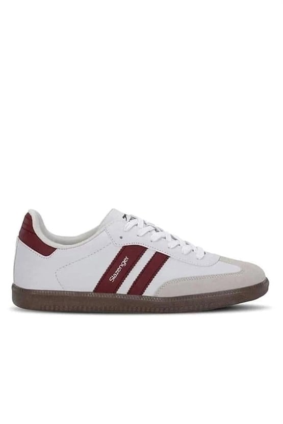 Slazenger Indıa G Beyaz / Bordo Garson Sneaker Ayakkabı