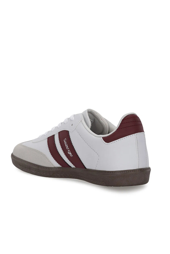 Slazenger Indıa G Beyaz / Bordo Garson Sneaker Ayakkabı