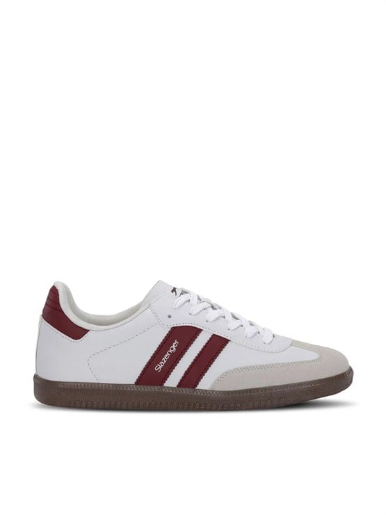 Slazenger Indıa G Beyaz / Bordo Garson Sneaker Ayakkabı
