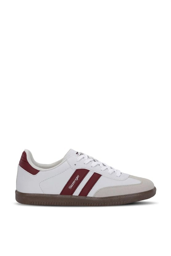 Slazenger Indıa M Beyaz / Bordo Mrd Yuruyus Ayakkabısı