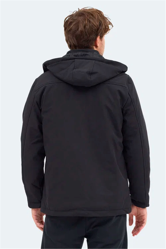 Slazenger K26 St25Je011-500 Gleam Sıyah Erkek Mont