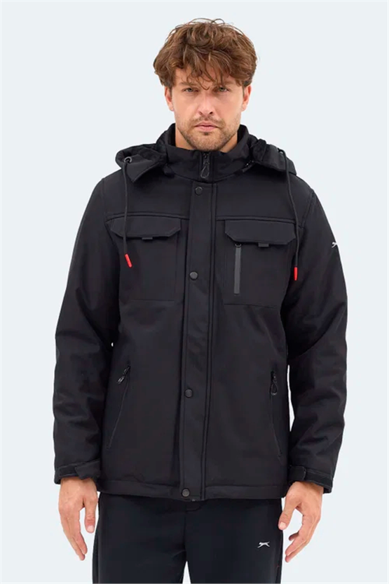 Slazenger K26 St25Je011-500 Gleam Sıyah Erkek Mont