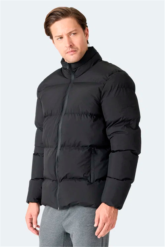 Slazenger K26 St25Je033-500 Hecarım Sıyah Erkek Mont