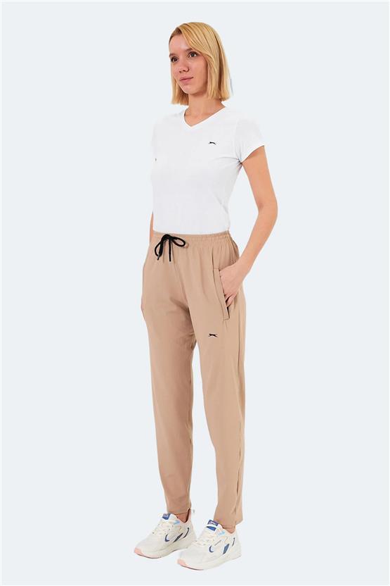 Slazenger Karmor Bej Kadın Esofman Alt