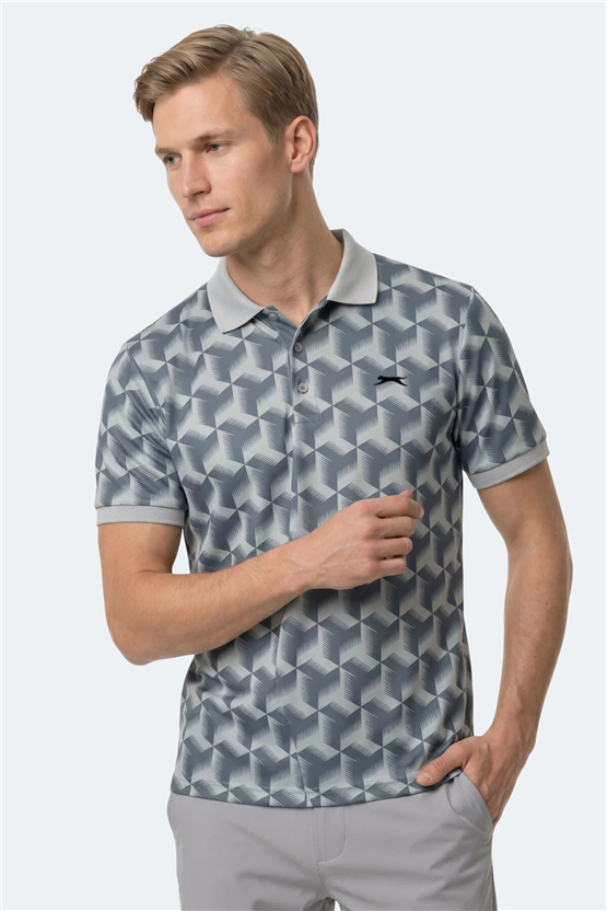 Slazenger Katarın Grı Erkek T-Shırt