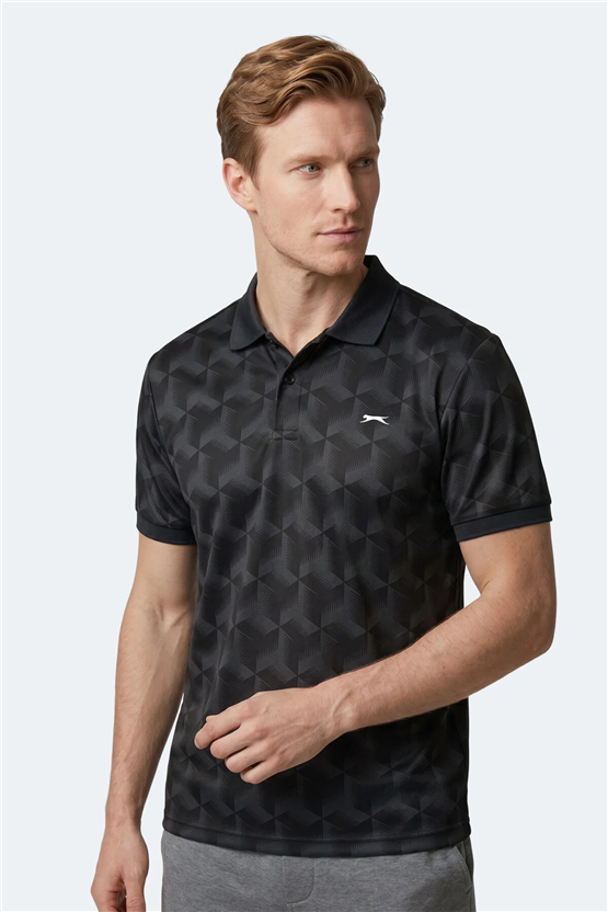 Slazenger Katarın Sıyah Erkek T-Shırt