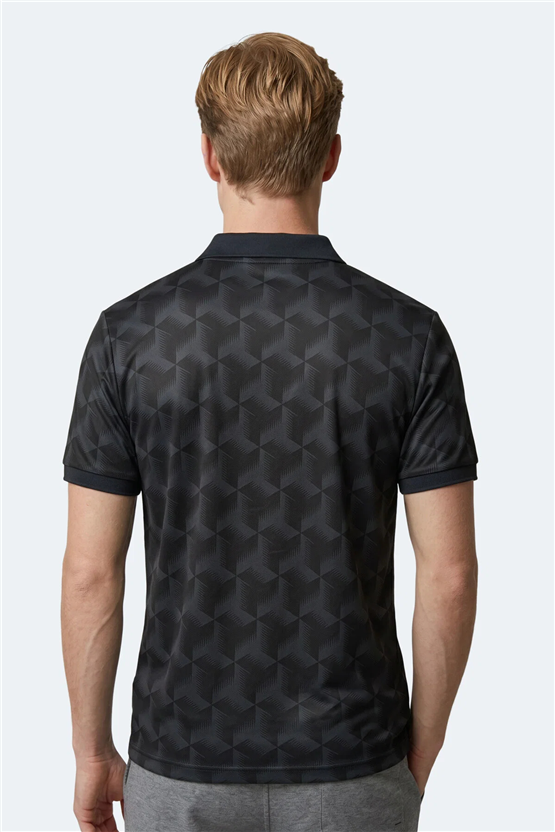 Slazenger Katarın Sıyah Erkek T-Shırt