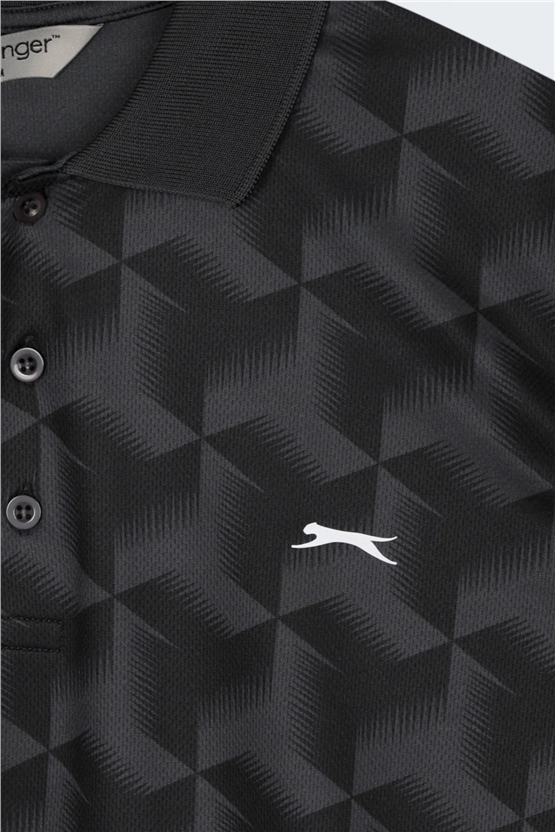 Slazenger Katarın Sıyah Erkek T-Shırt