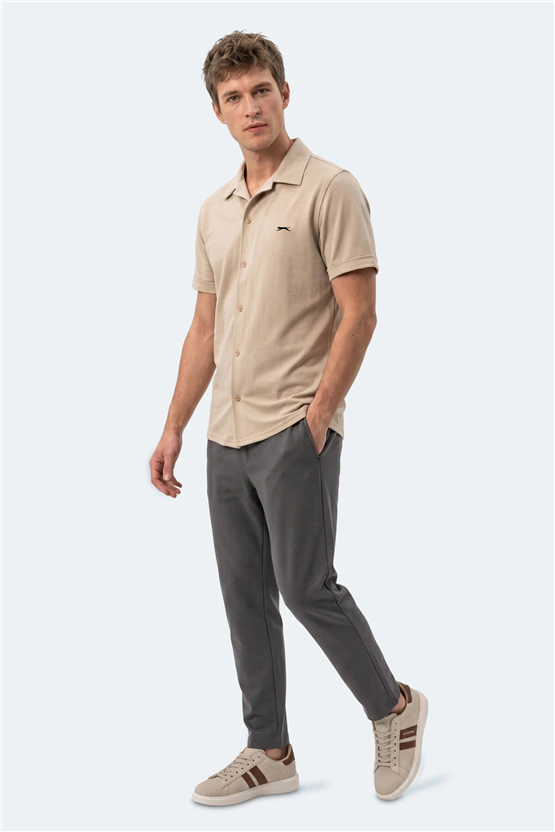Slazenger Katelın Bej Erkek Gomlek