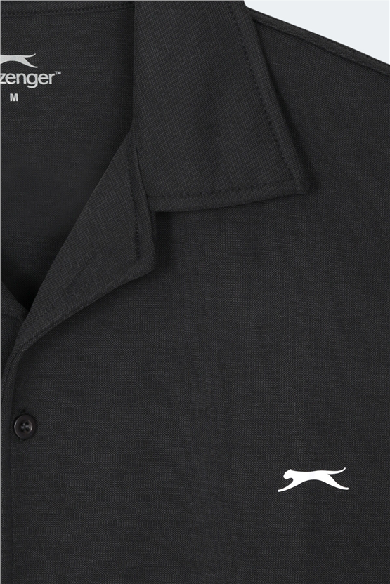 Slazenger Katelın Siyah Erkek Gomlek