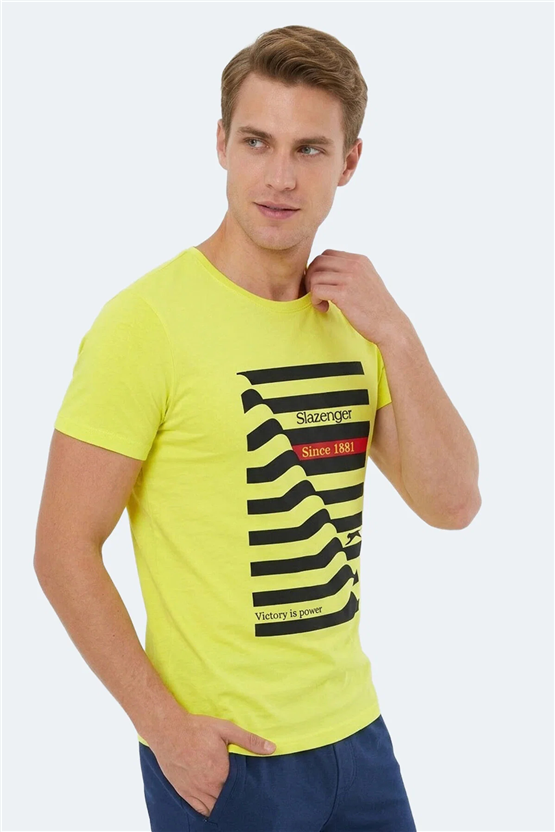 Slazenger Katell In Sarı Erkek T-Shırt