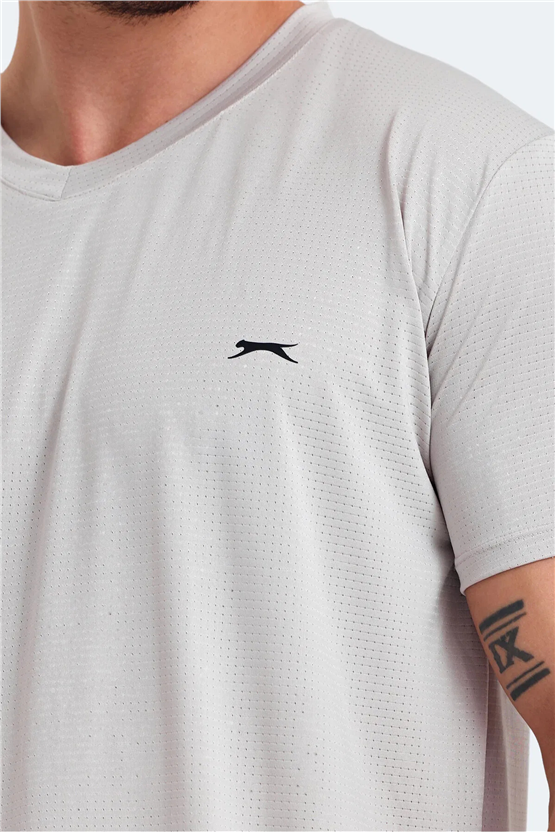 Slazenger Katrıına Bej Erkek T-Shırt