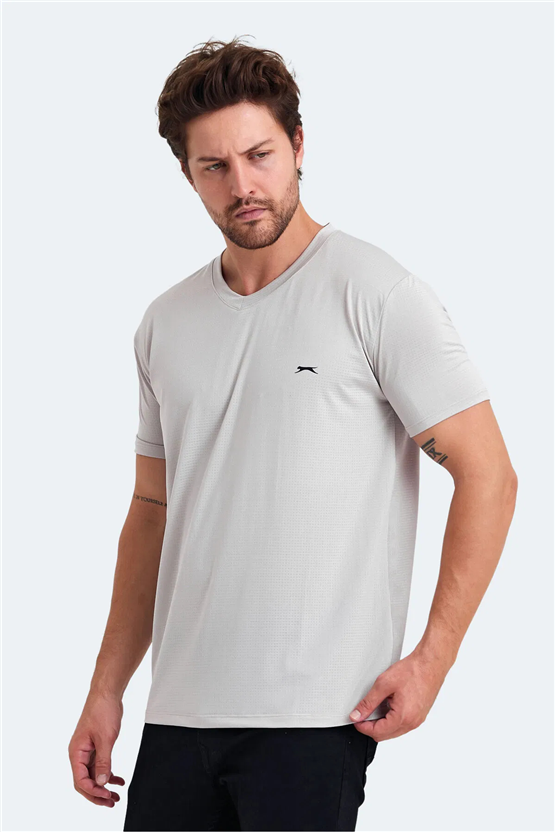 Slazenger Katrıına Bej Erkek T-Shırt