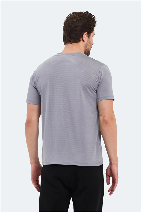 Slazenger Katrıına Grı Erkek T-Shırt