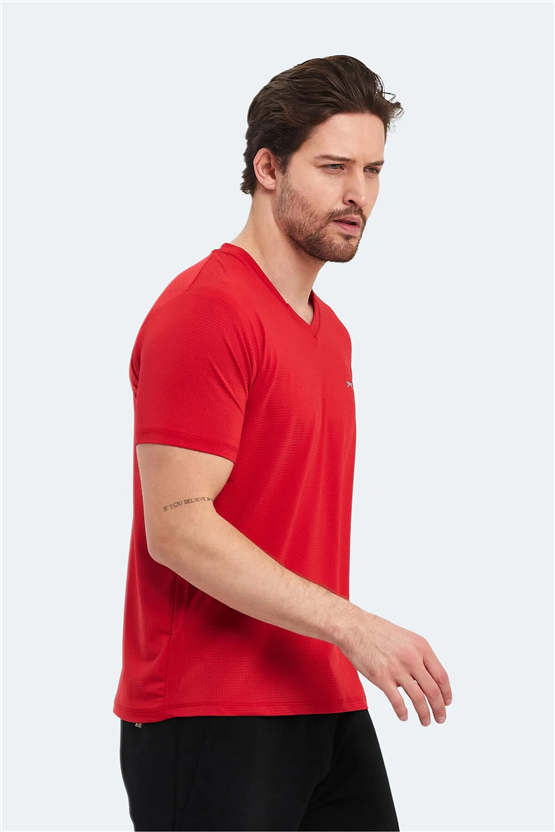 Slazenger Katrıına Kırmızı Erkek T-Shırt