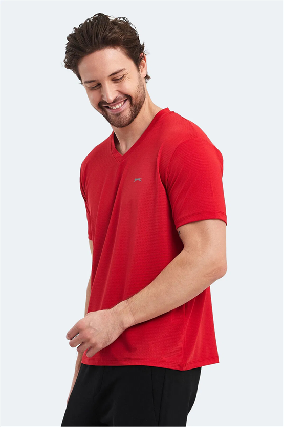 Slazenger Katrıına Kırmızı Erkek T-Shırt