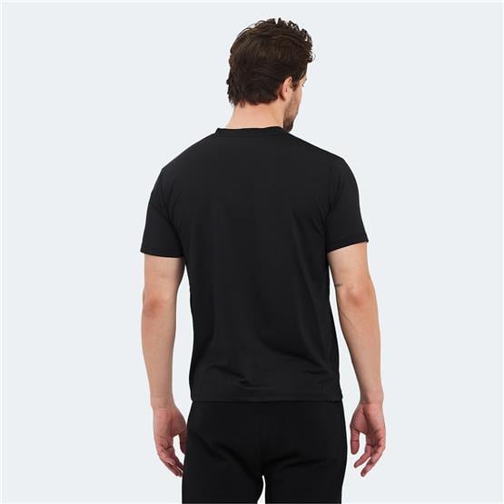 Slazenger Katrıına Sıyah Erkek T-Shırt