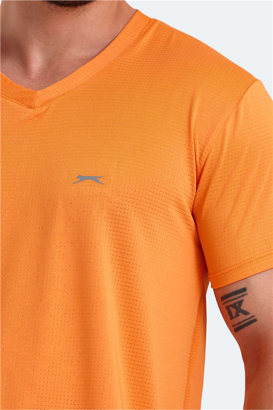 Slazenger Katrıına Turuncu Erkek T-Shırt
