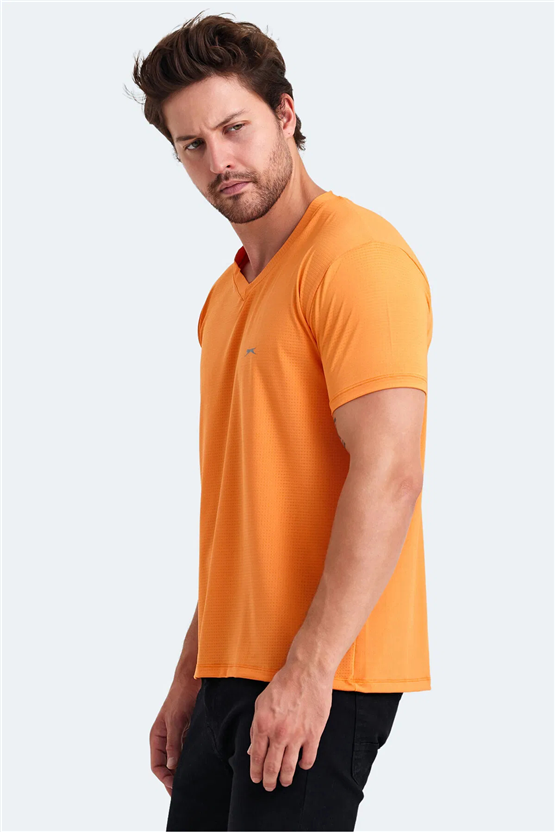 Slazenger Katrıına Turuncu Erkek T-Shırt