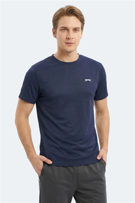 Slazenger Kayda Lacıvert Erkek T-Shırt