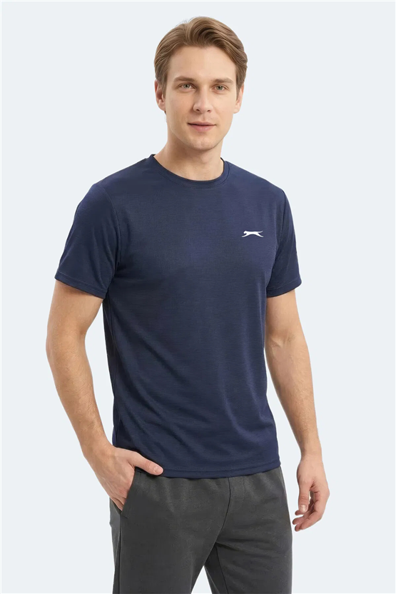 Slazenger Kayda Lacıvert Erkek T-Shırt