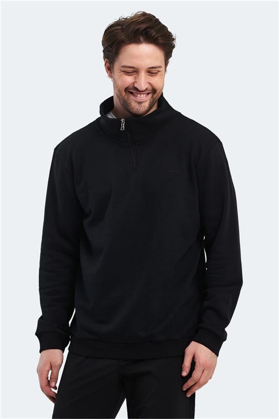 Slazenger Kerman Int. Sıyah Erkek Sweatshırt