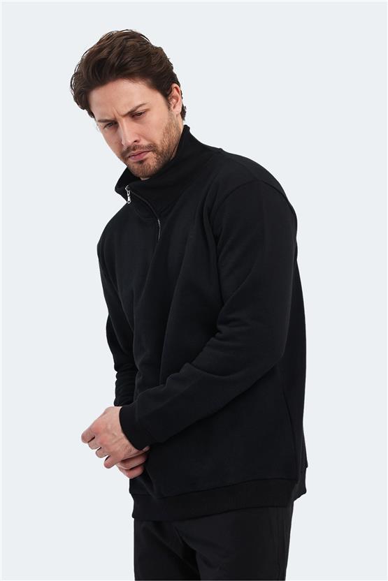 Slazenger Kerman Int. Sıyah Erkek Sweatshırt