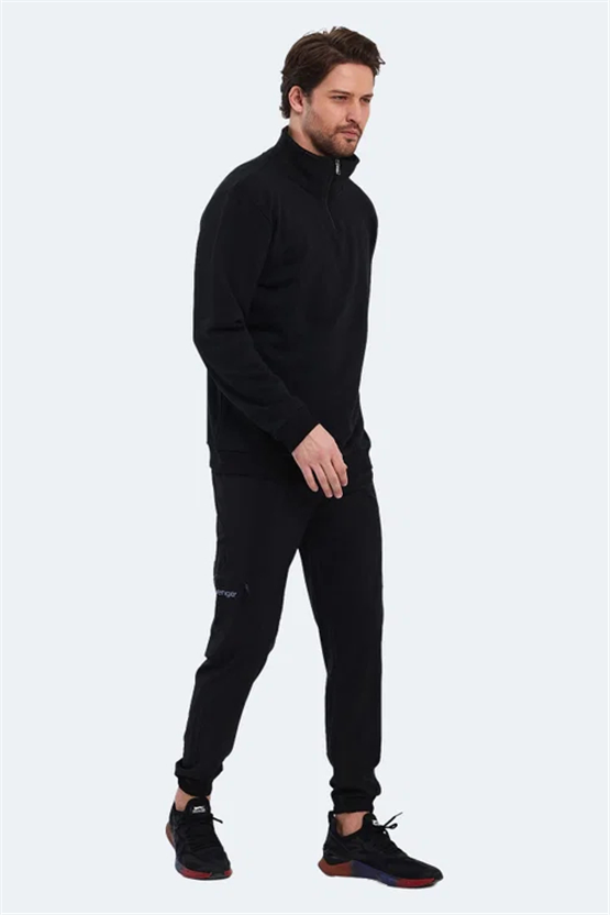 Slazenger Kerman Int. Sıyah Erkek Sweatshırt