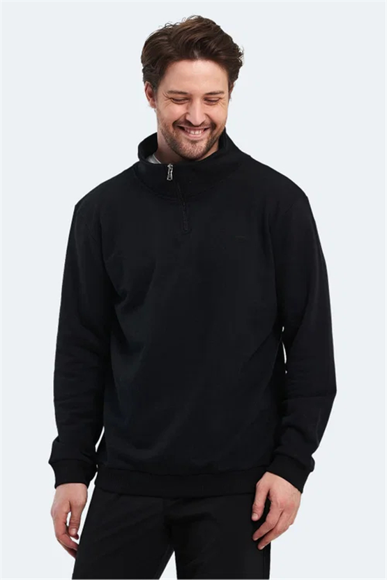 Slazenger Kerman Int. Sıyah Erkek Sweatshırt