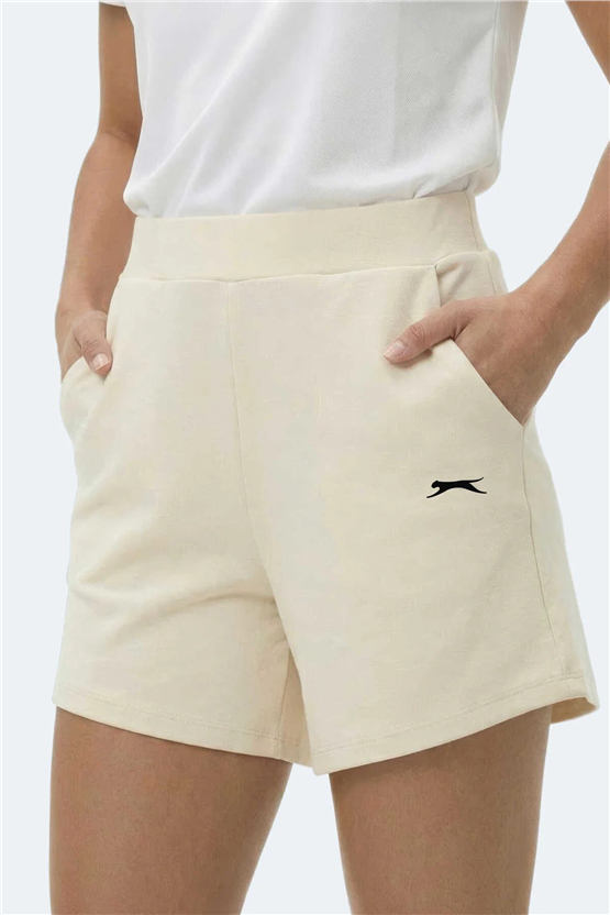 Slazenger Kıller Ekru Kadın Sort