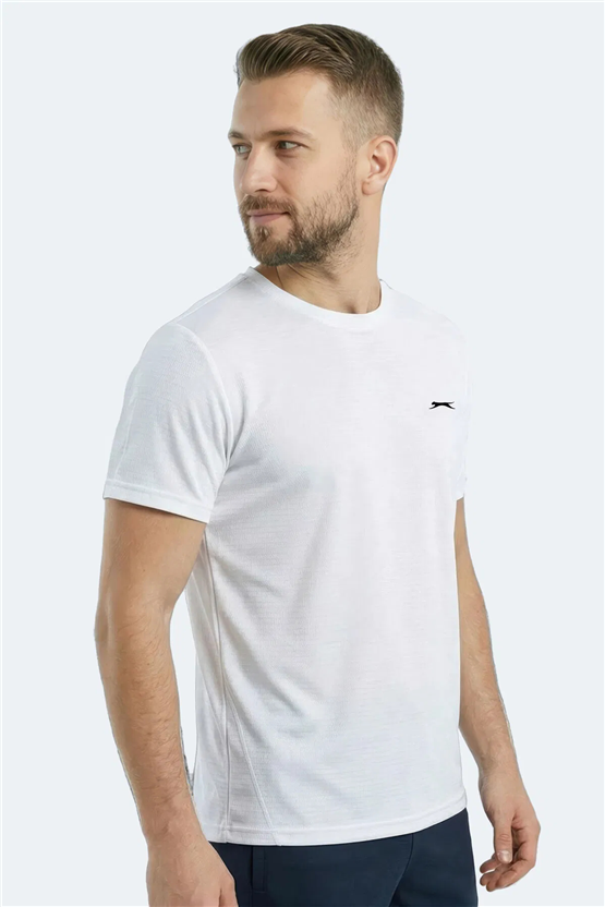 Slazenger Kofona Beyaz Erkek T-Shırt