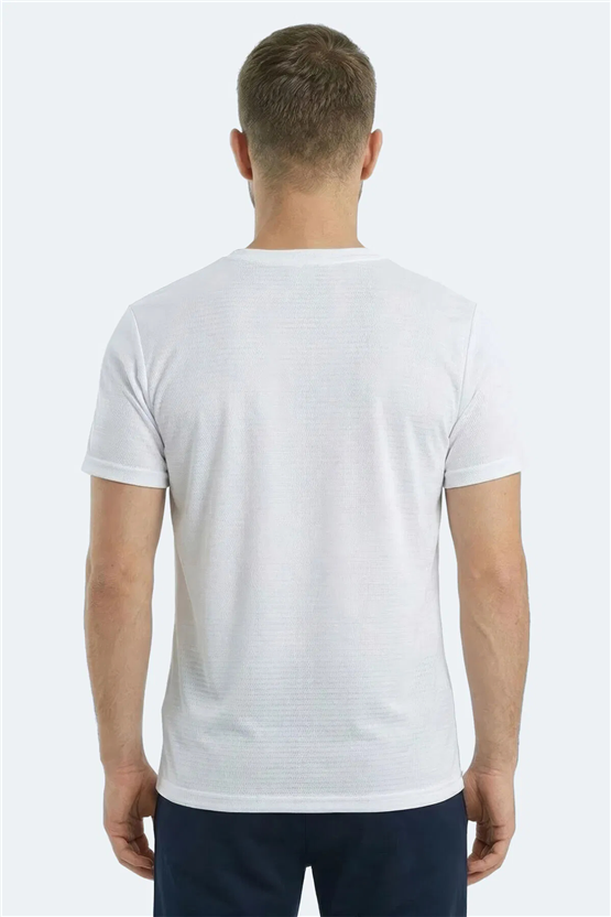 Slazenger Kofona Beyaz Erkek T-Shırt