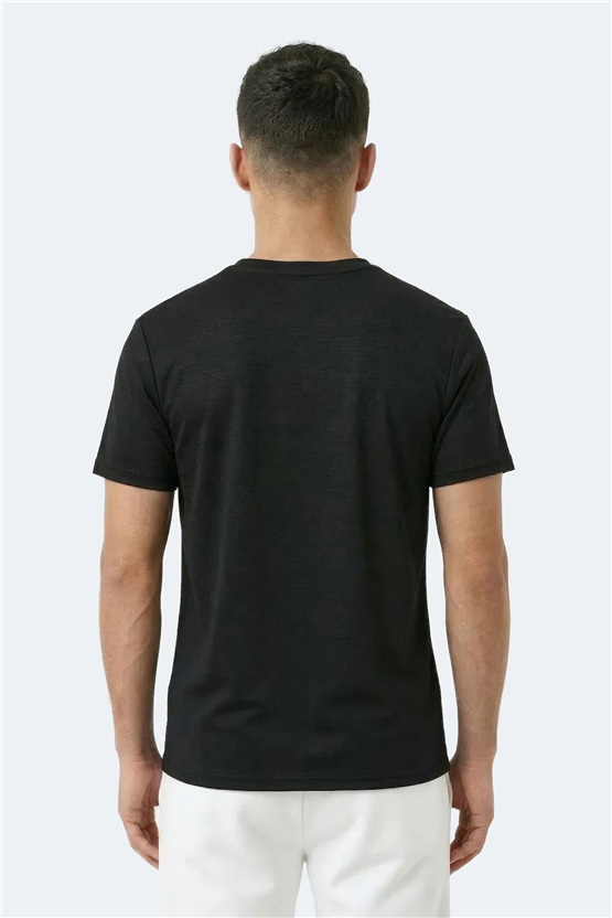 Slazenger Kofona Sıyah Erkek T-Shırt