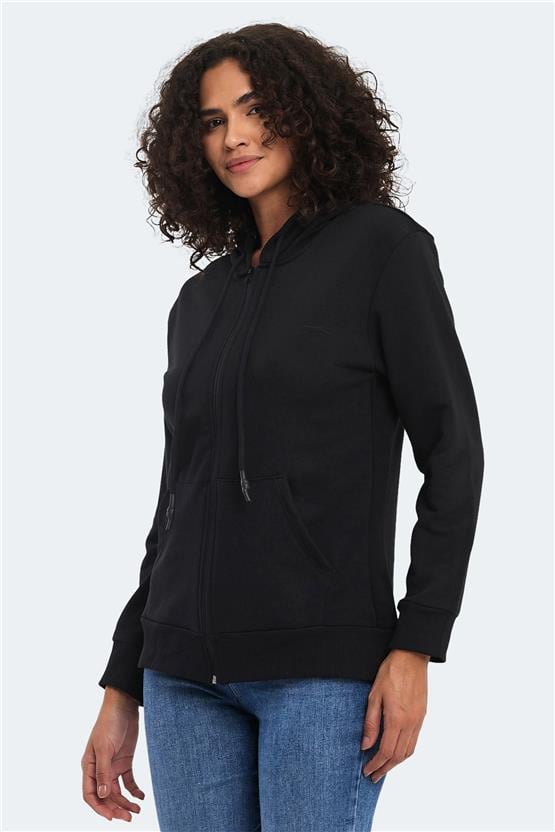 Slazenger Kolleen Int. Sıyah Kadın Sweatshırt