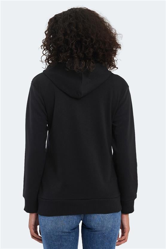 Slazenger Kolleen Int. Sıyah Kadın Sweatshırt