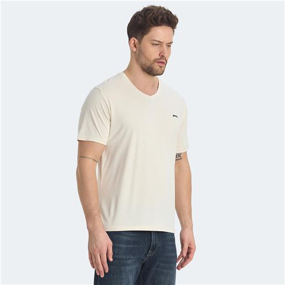 Slazenger Krakker Bej Erkek T-Shırt
