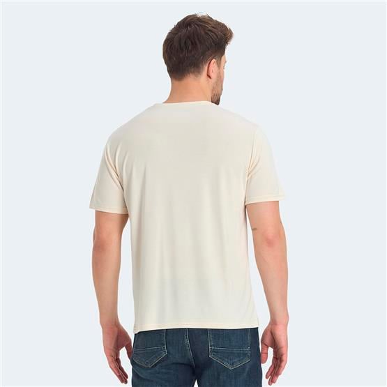 Slazenger Krakker Bej Erkek T-Shırt