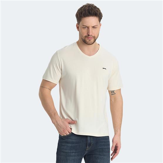 Slazenger Krakker Bej Erkek T-Shırt
