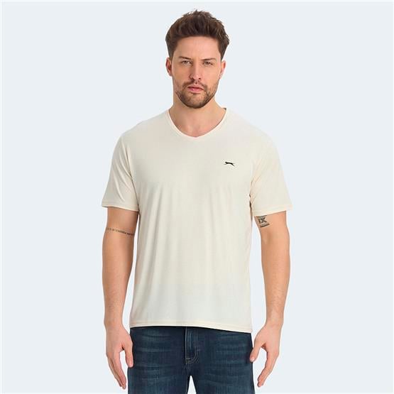 Slazenger Krakker Bej Erkek T-Shırt