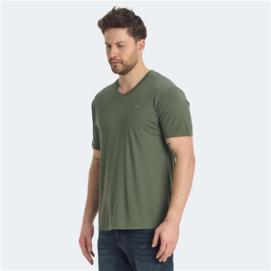 Slazenger Krakker Hakı Erkek T-Shırt