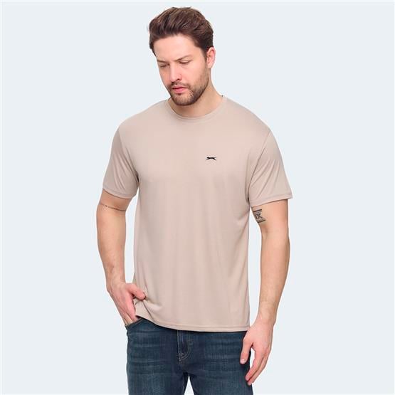 Slazenger Krater Bej Erkek T-Shırt