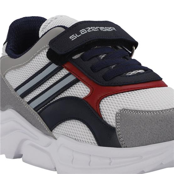 Slazenger Krıstı F Beyaz / Lacivert Filet Erkek Çocuk Yürüyüş Ayakkabısı