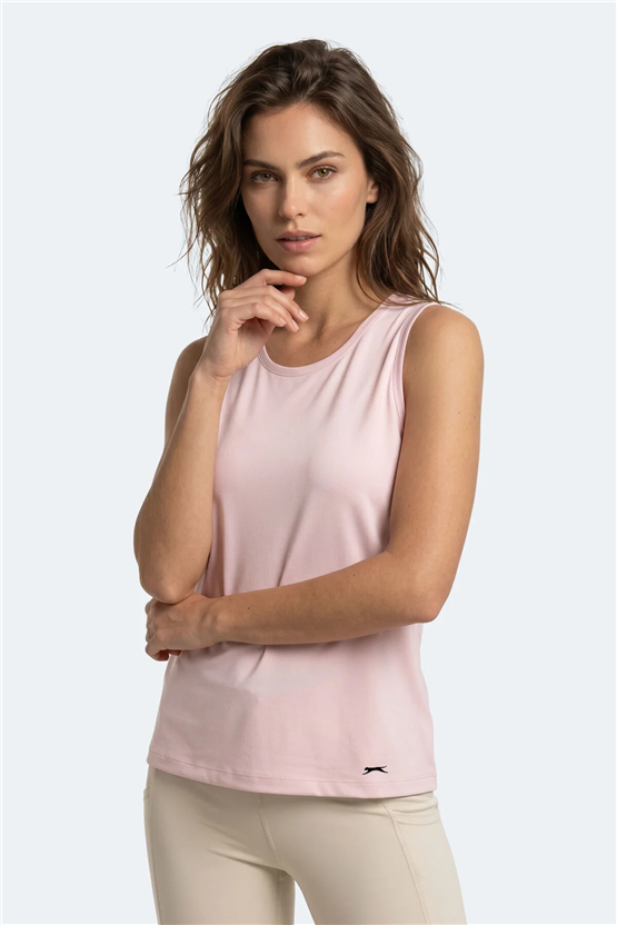 Slazenger Kunde Acık Pembe Kadın Kolsuz T-Shırt