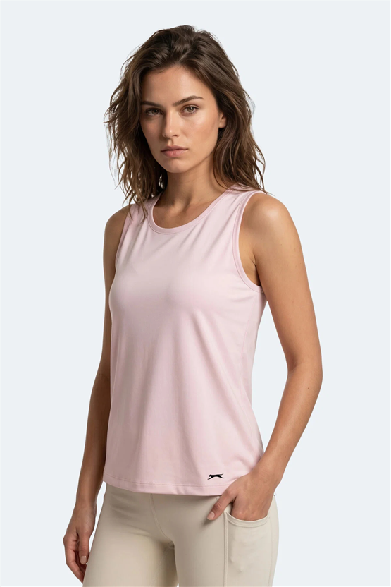 Slazenger Kunde Acık Pembe Kadın Kolsuz T-Shırt